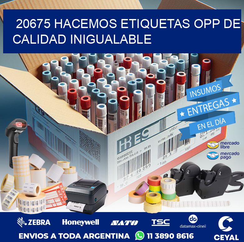 20675 HACEMOS ETIQUETAS OPP DE CALIDAD INIGUALABLE