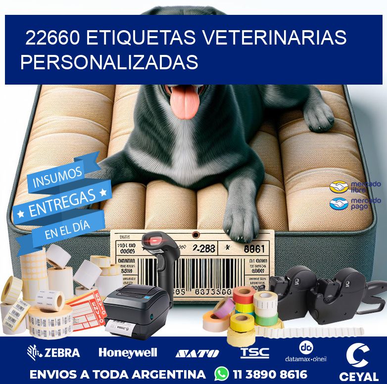 22660 ETIQUETAS VETERINARIAS PERSONALIZADAS