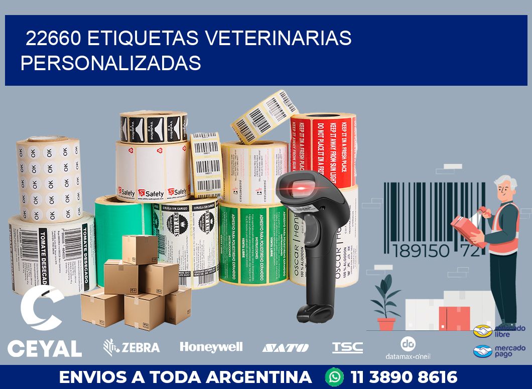 22660 ETIQUETAS VETERINARIAS PERSONALIZADAS