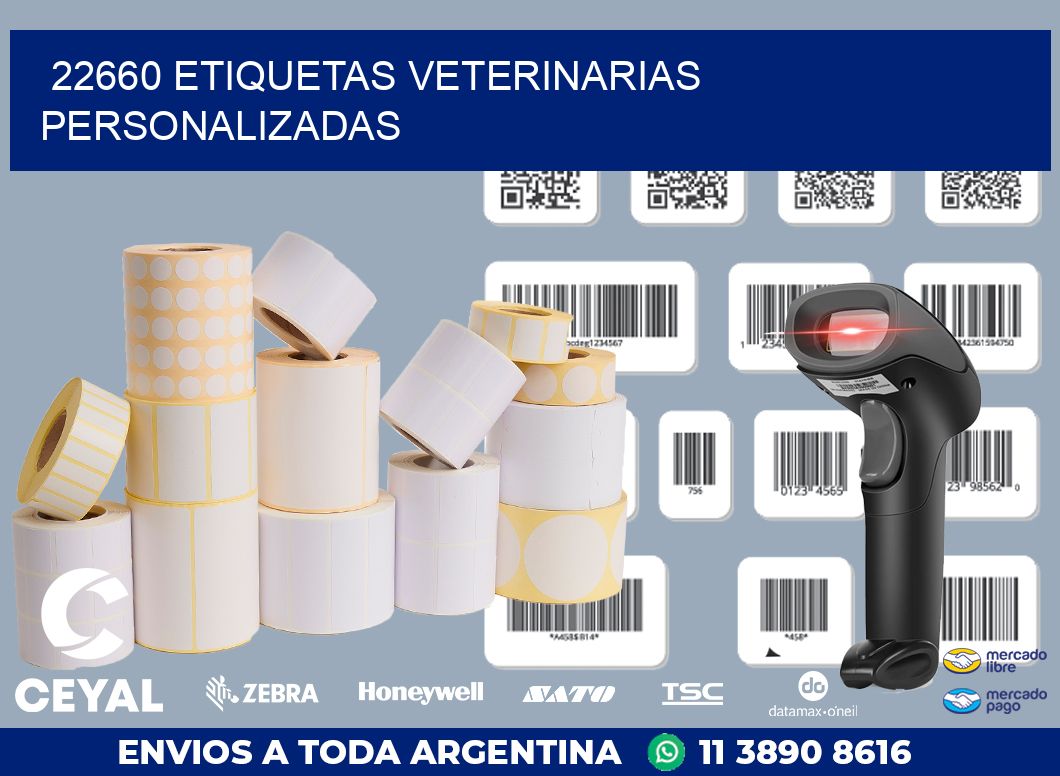 22660 ETIQUETAS VETERINARIAS PERSONALIZADAS
