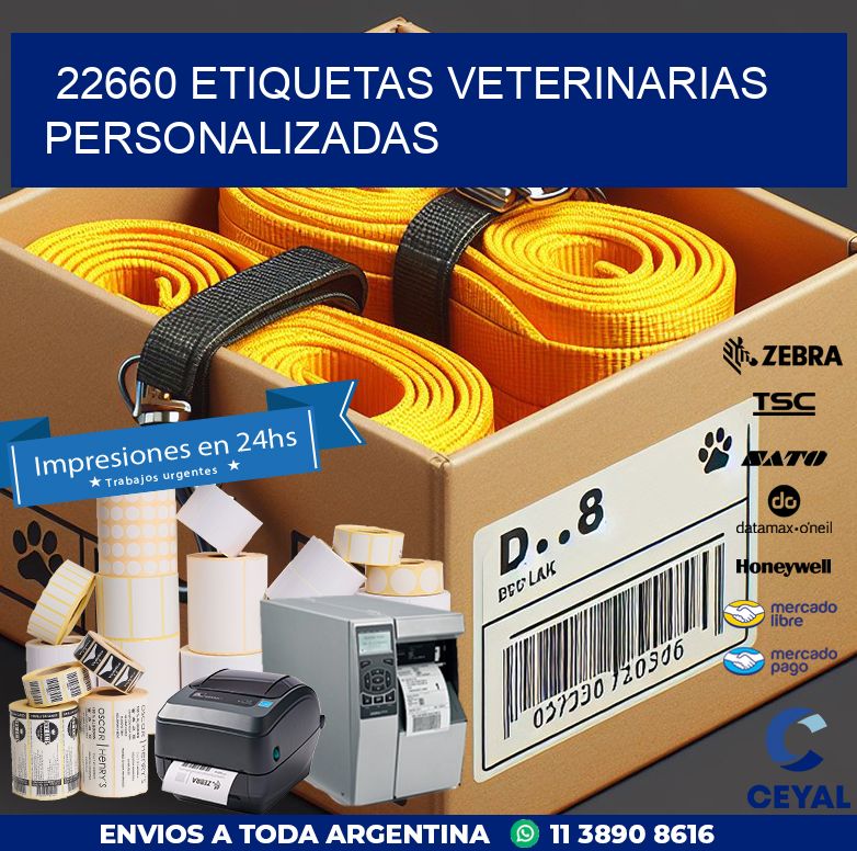 22660 ETIQUETAS VETERINARIAS PERSONALIZADAS