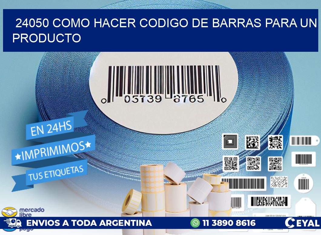 24050 como hacer codigo de barras para un producto