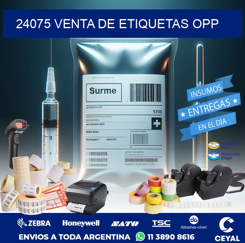 24075 VENTA DE ETIQUETAS OPP