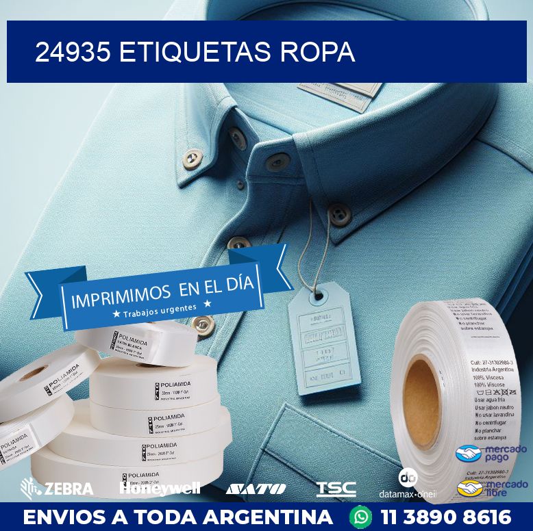 24935 ETIQUETAS ROPA