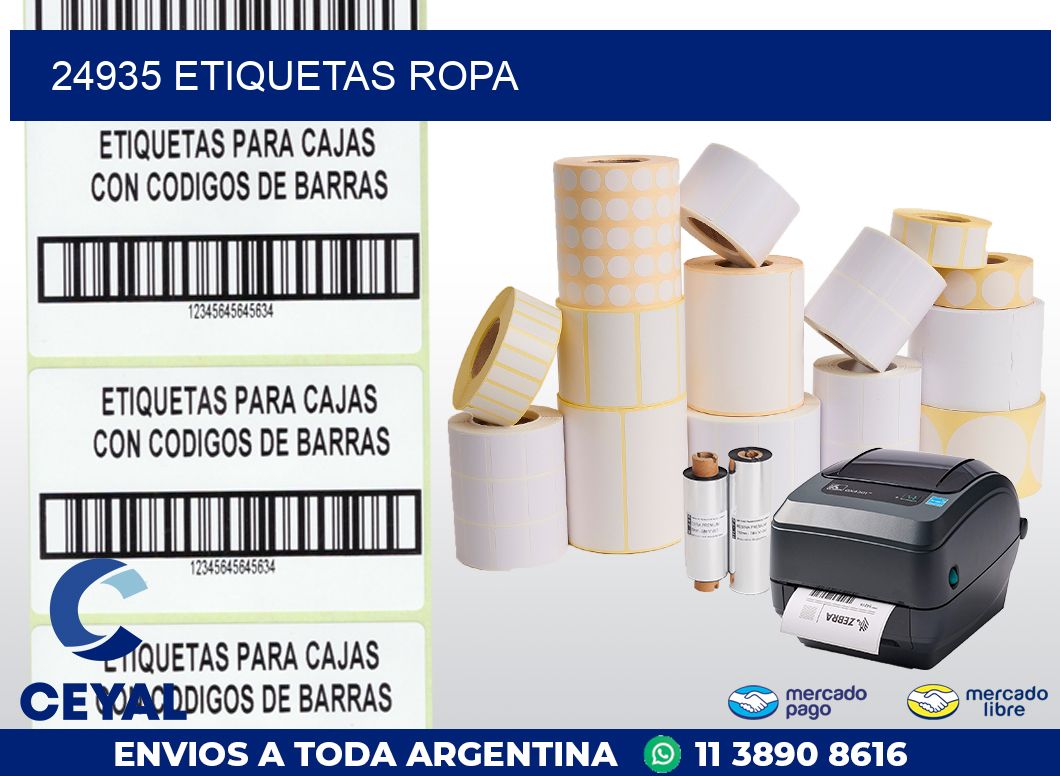 24935 ETIQUETAS ROPA
