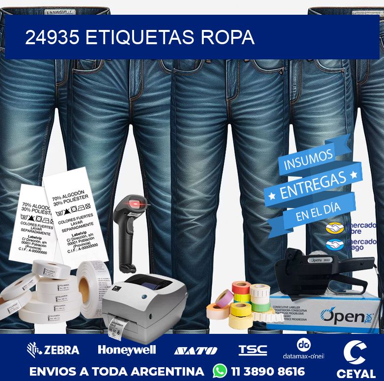 24935 ETIQUETAS ROPA
