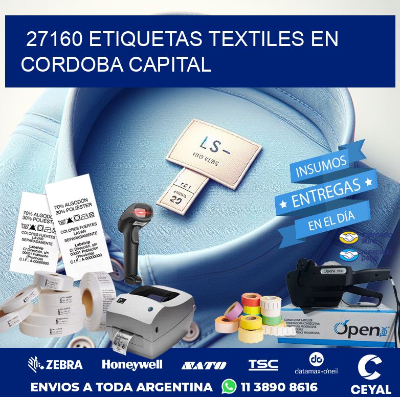 27160 ETIQUETAS TEXTILES EN CORDOBA CAPITAL