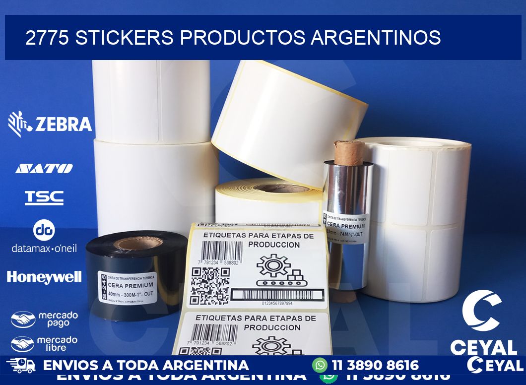 2775 stickers productos argentinos