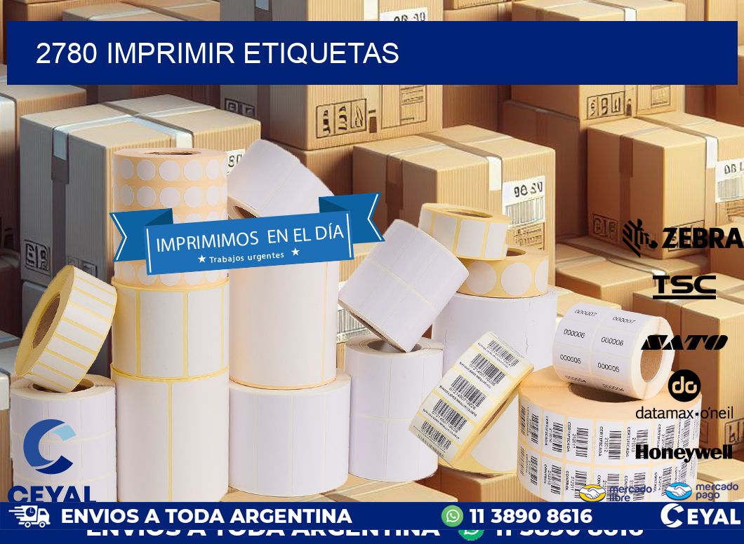 2780 imprimir etiquetas