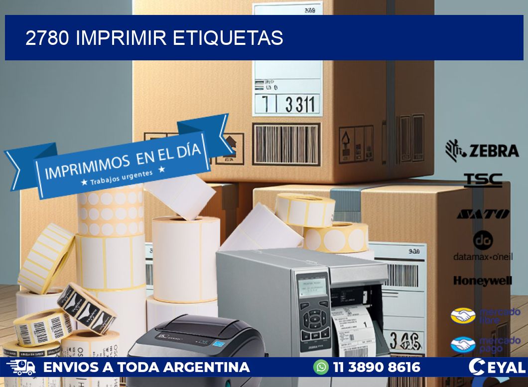 2780 imprimir etiquetas
