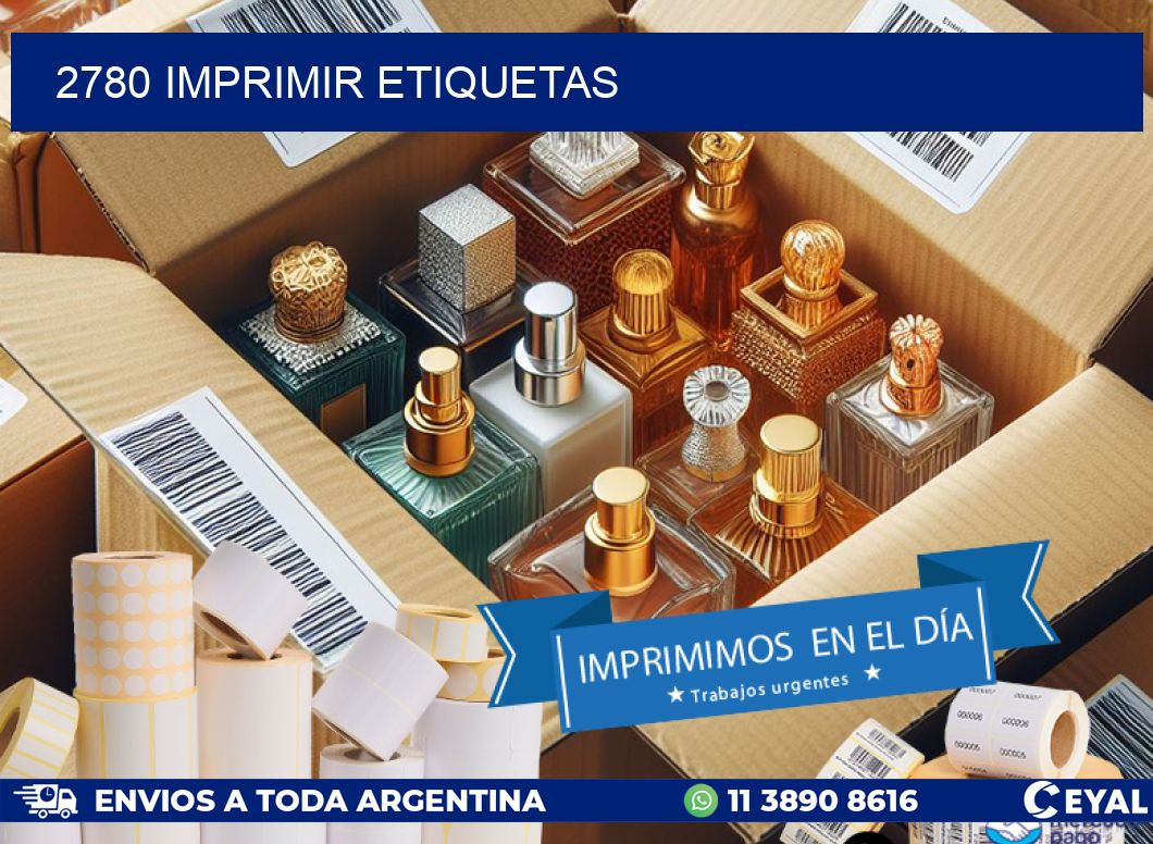 2780 imprimir etiquetas
