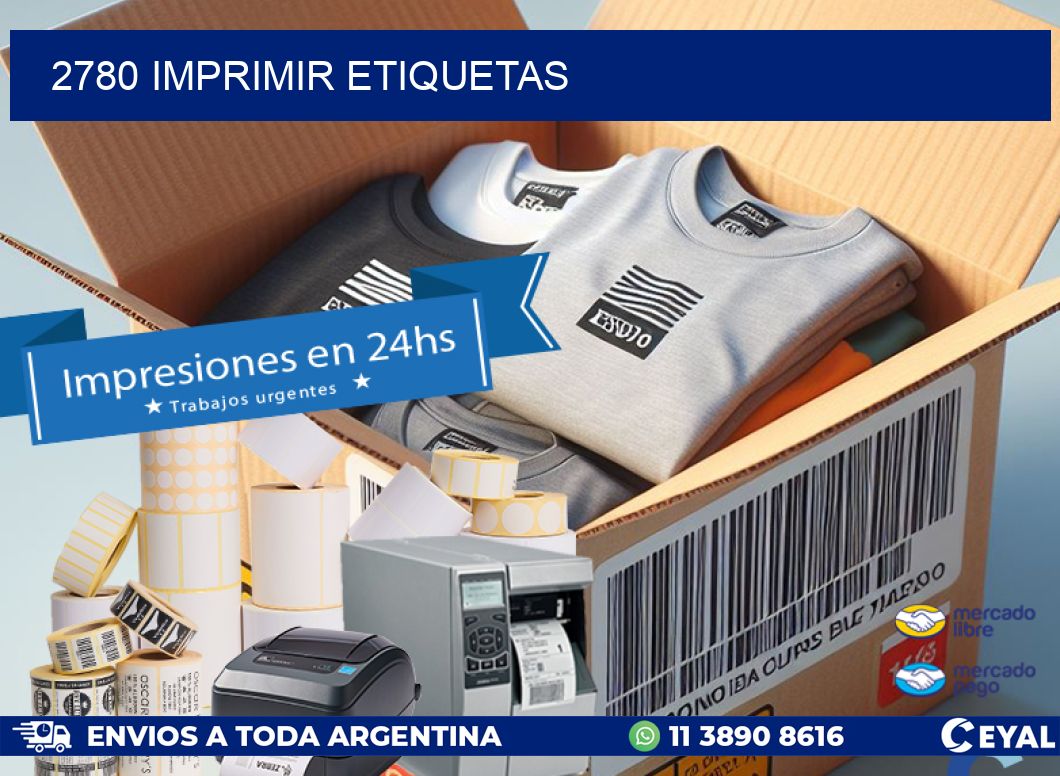 2780 imprimir etiquetas