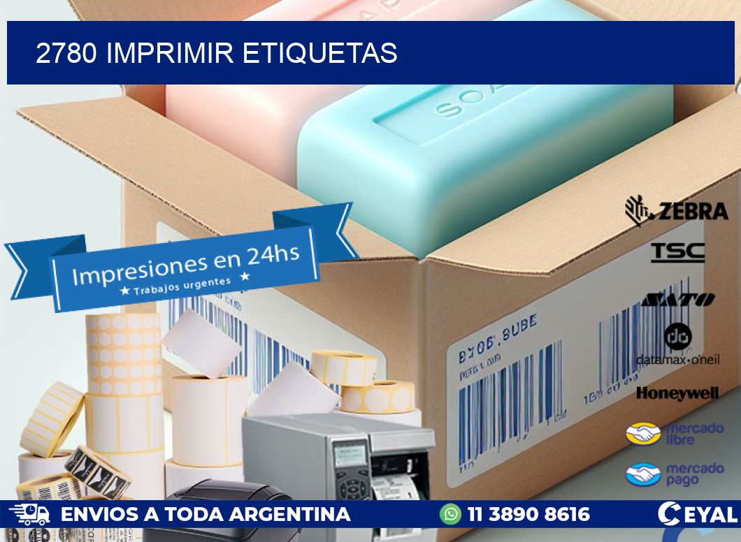 2780 imprimir etiquetas