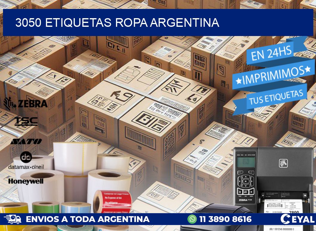 3050 ETIQUETAS ROPA ARGENTINA