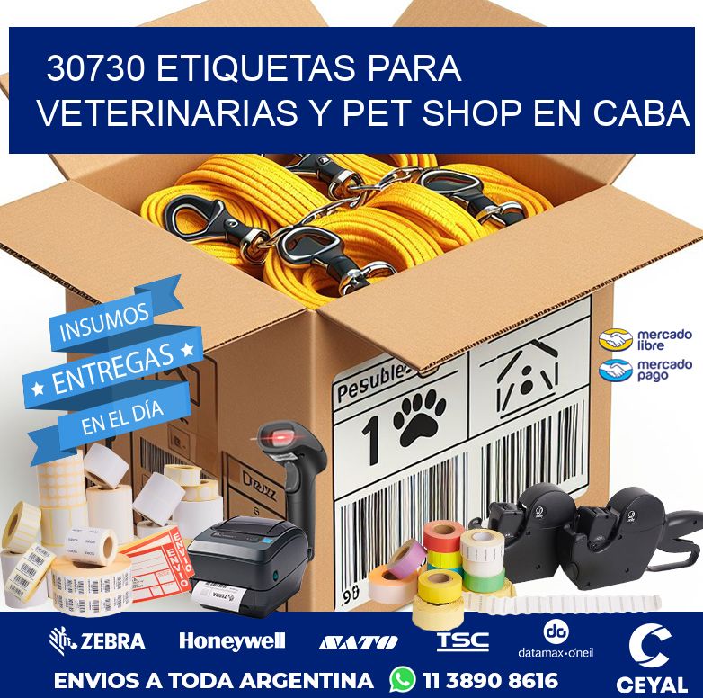 30730 ETIQUETAS PARA VETERINARIAS Y PET SHOP EN CABA