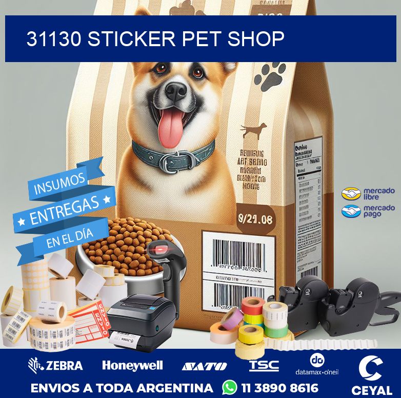 31130 STICKER PET SHOP
