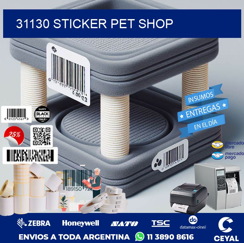 31130 STICKER PET SHOP