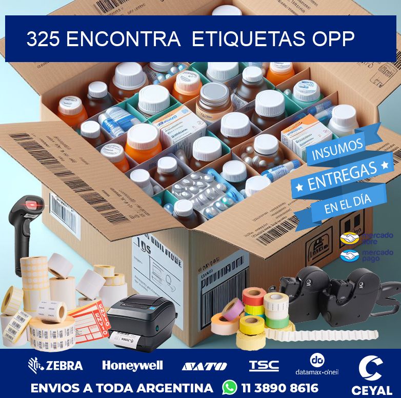 325 ENCONTRA  ETIQUETAS OPP