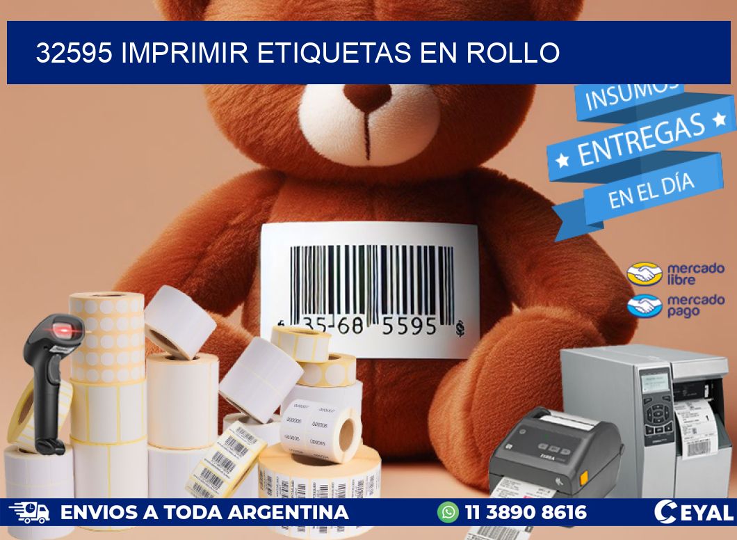 32595 imprimir etiquetas en rollo