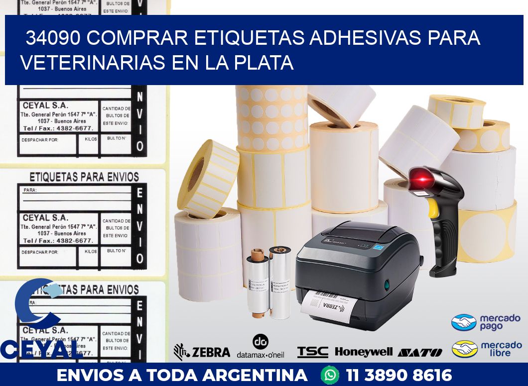 34090 COMPRAR ETIQUETAS ADHESIVAS PARA VETERINARIAS EN LA PLATA