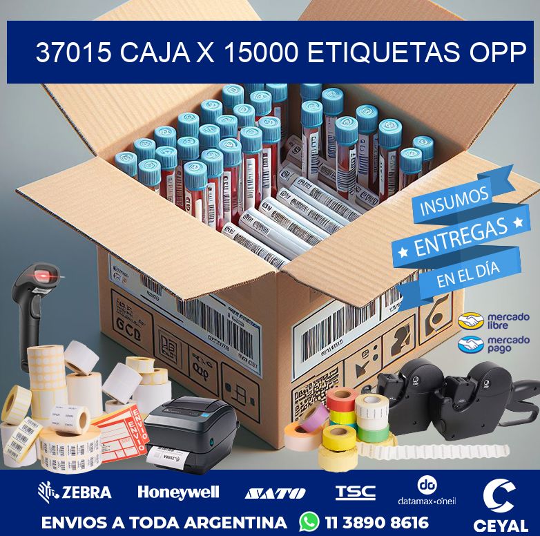 37015 CAJA X 15000 ETIQUETAS OPP