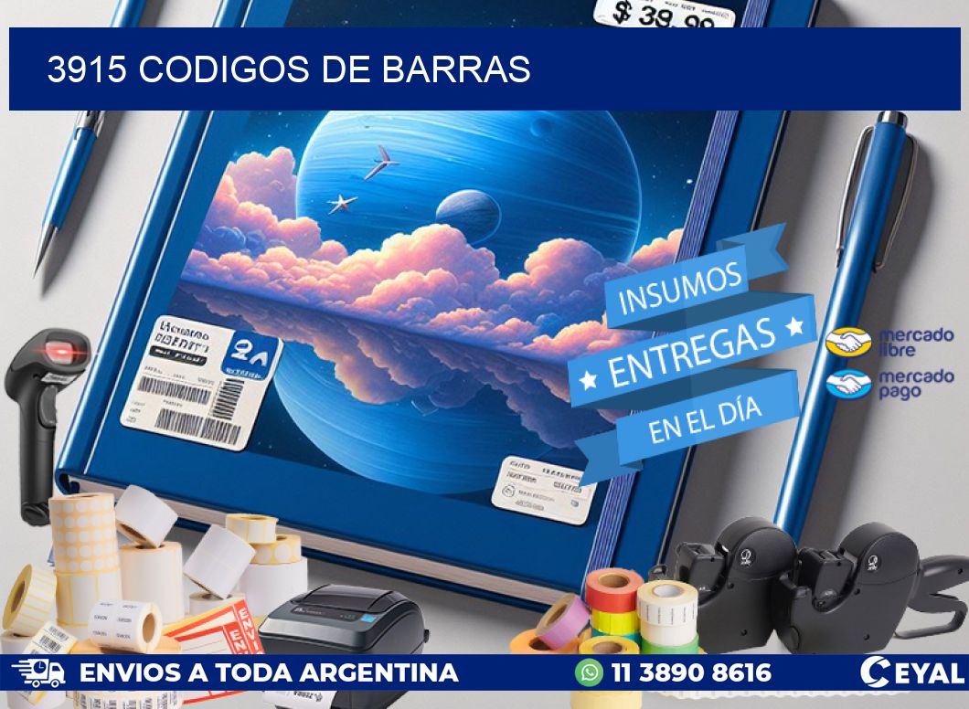 3915 codigos de barras
