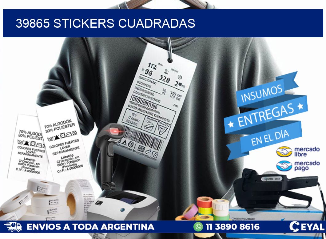 39865 Stickers cuadradas