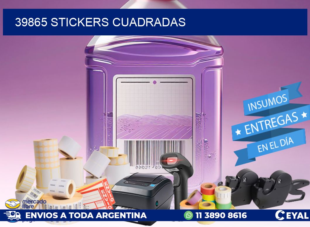 39865 Stickers cuadradas