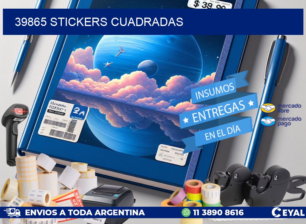 39865 Stickers cuadradas