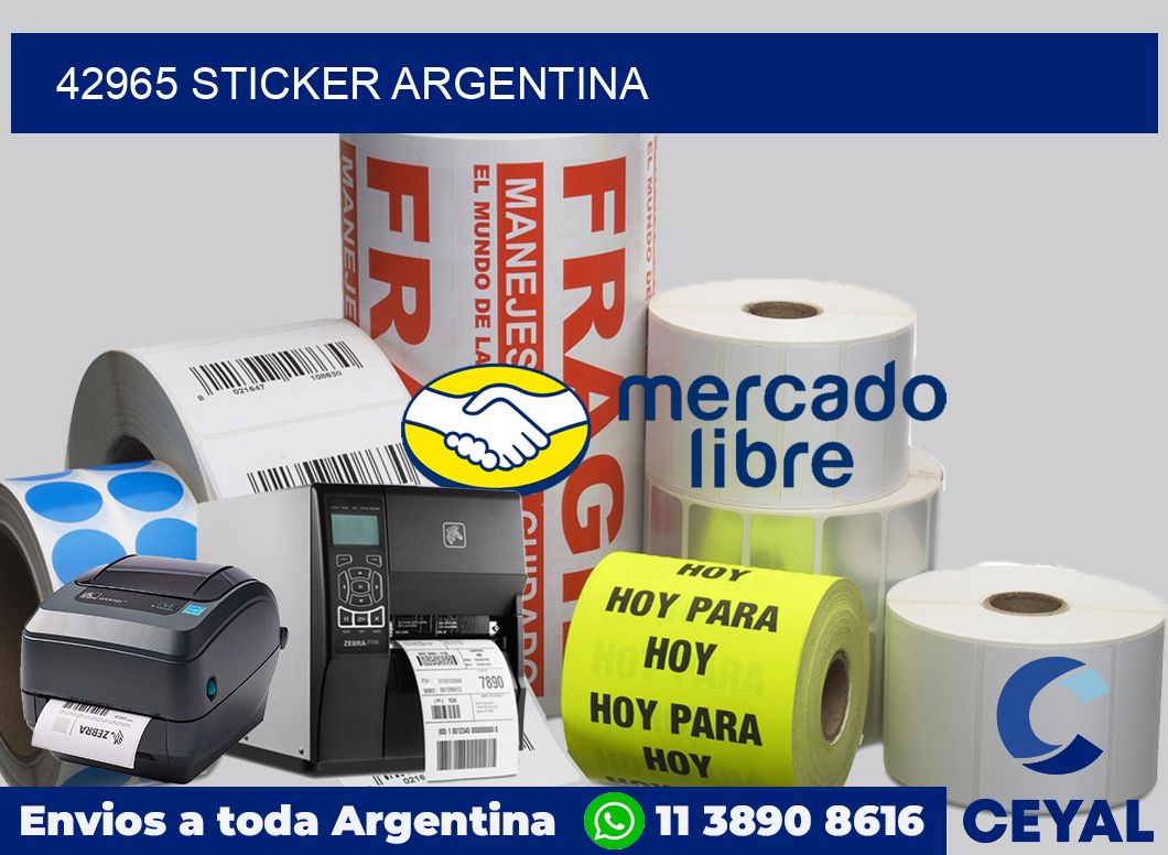 42965 Sticker Argentina