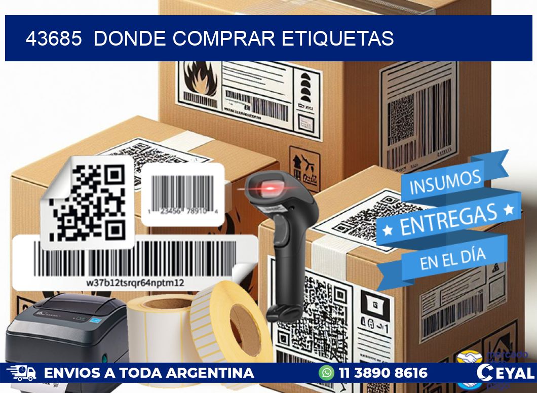 43685  donde comprar etiquetas