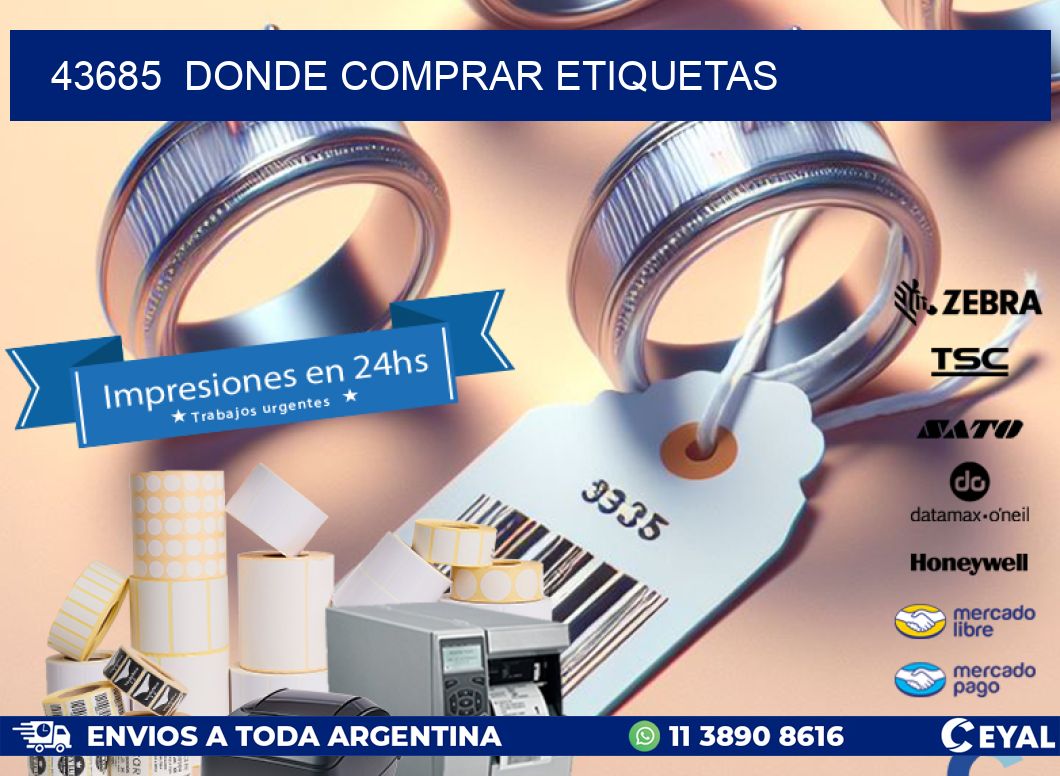 43685  donde comprar etiquetas