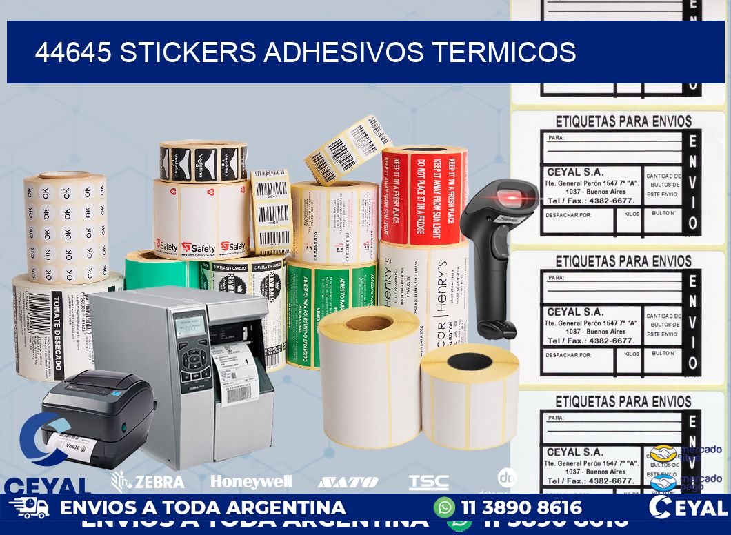 44645 stickers adhesivos termicos