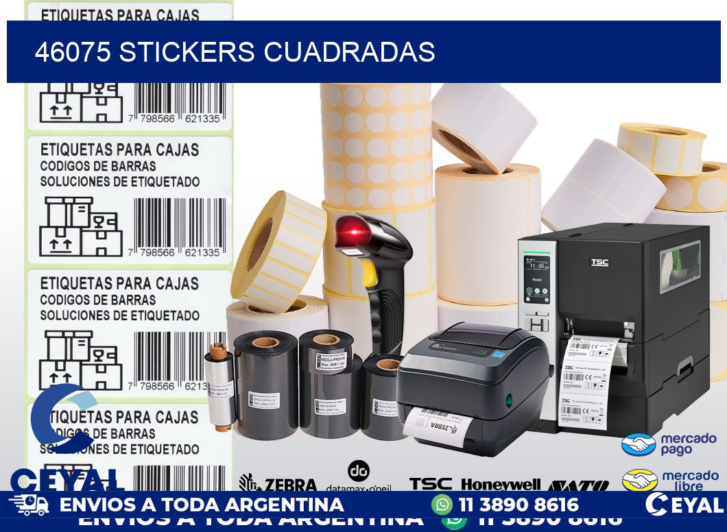 46075 Stickers cuadradas