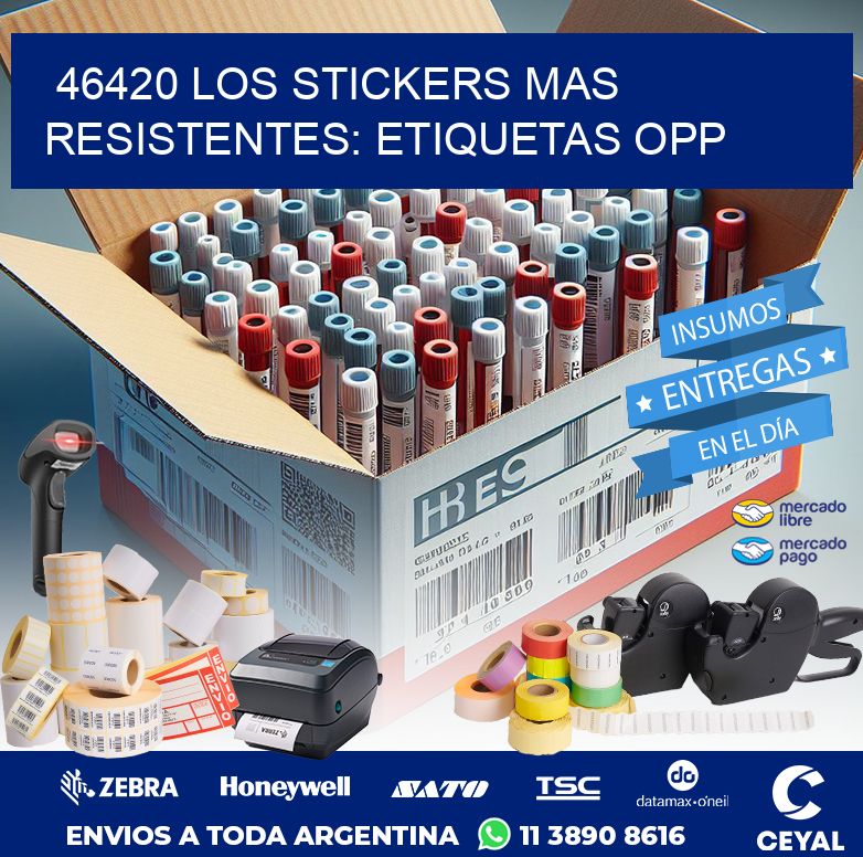 46420 LOS STICKERS MAS RESISTENTES: ETIQUETAS OPP