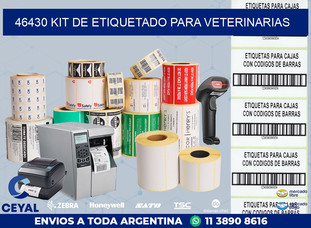 46430 KIT DE ETIQUETADO PARA VETERINARIAS