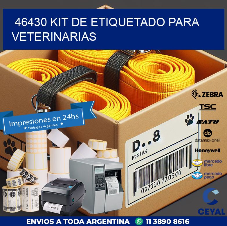 46430 KIT DE ETIQUETADO PARA VETERINARIAS