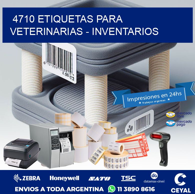4710 ETIQUETAS PARA VETERINARIAS – INVENTARIOS