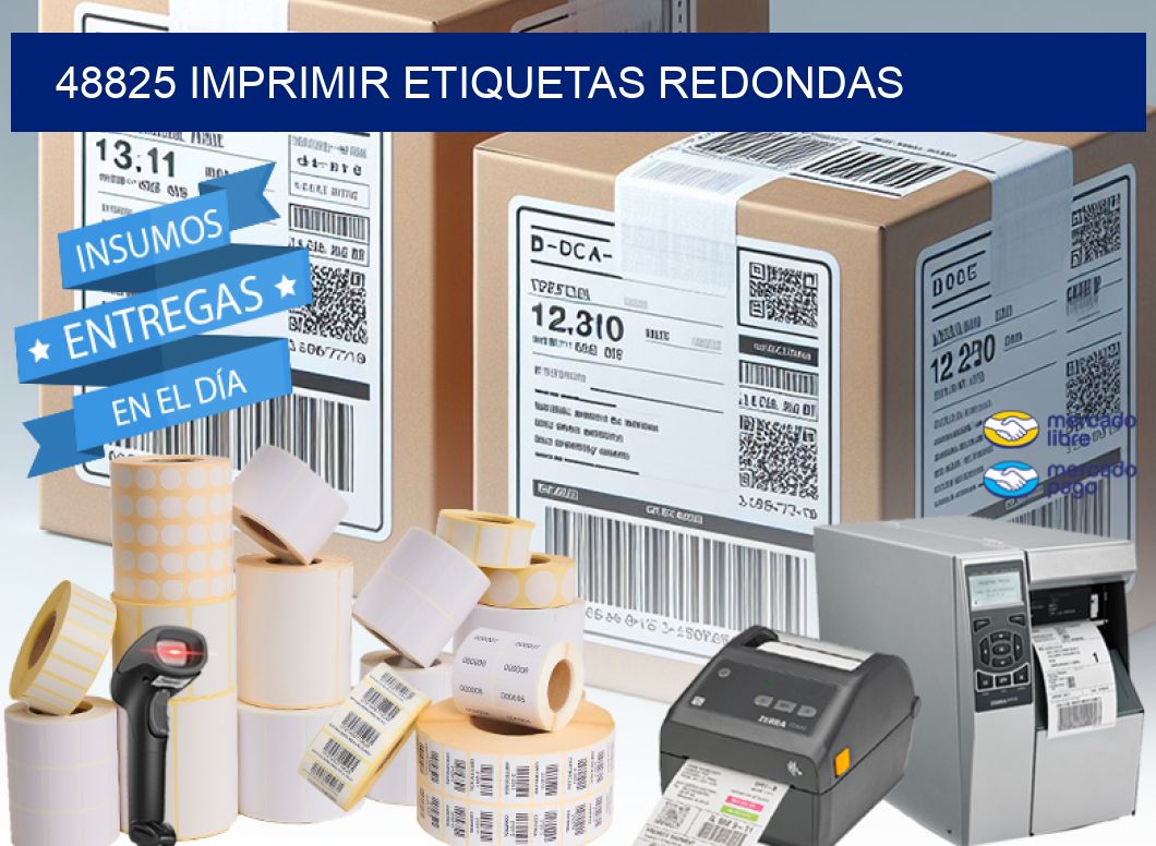 48825 IMPRIMIR ETIQUETAS REDONDAS