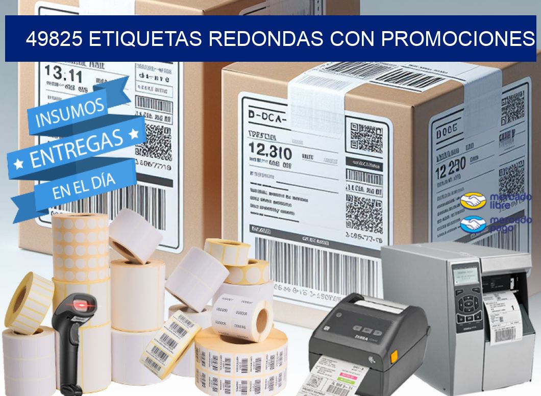 49825 ETIQUETAS REDONDAS CON PROMOCIONES