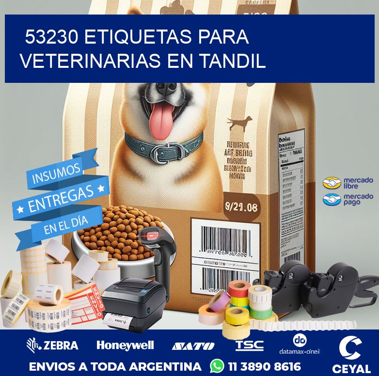 53230 ETIQUETAS PARA VETERINARIAS EN TANDIL