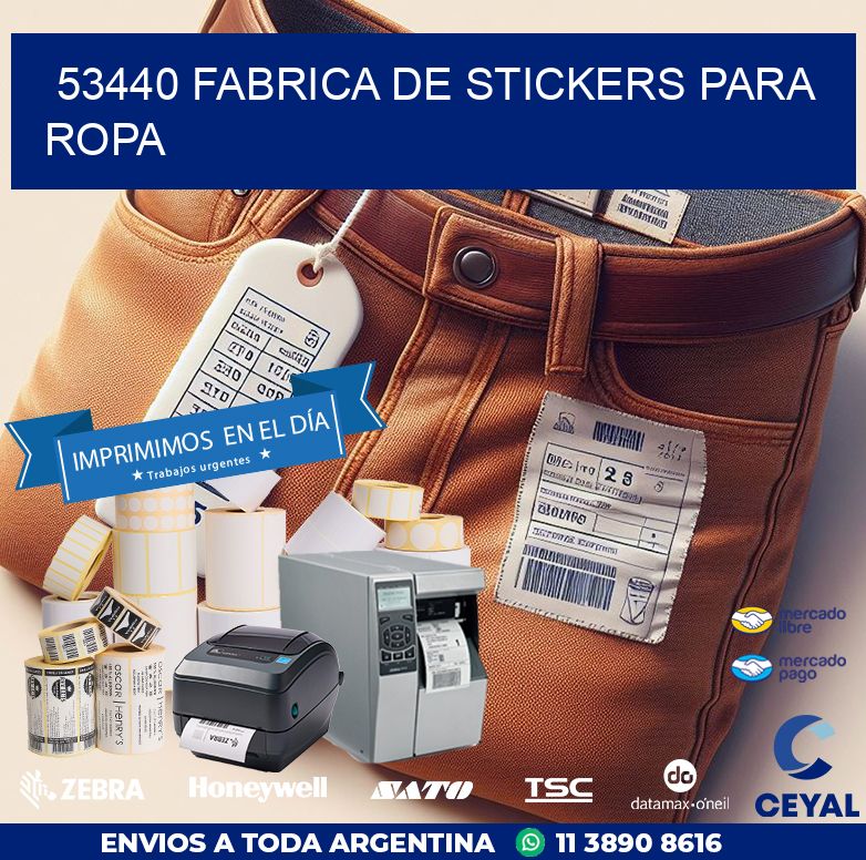 53440 FABRICA DE STICKERS PARA ROPA