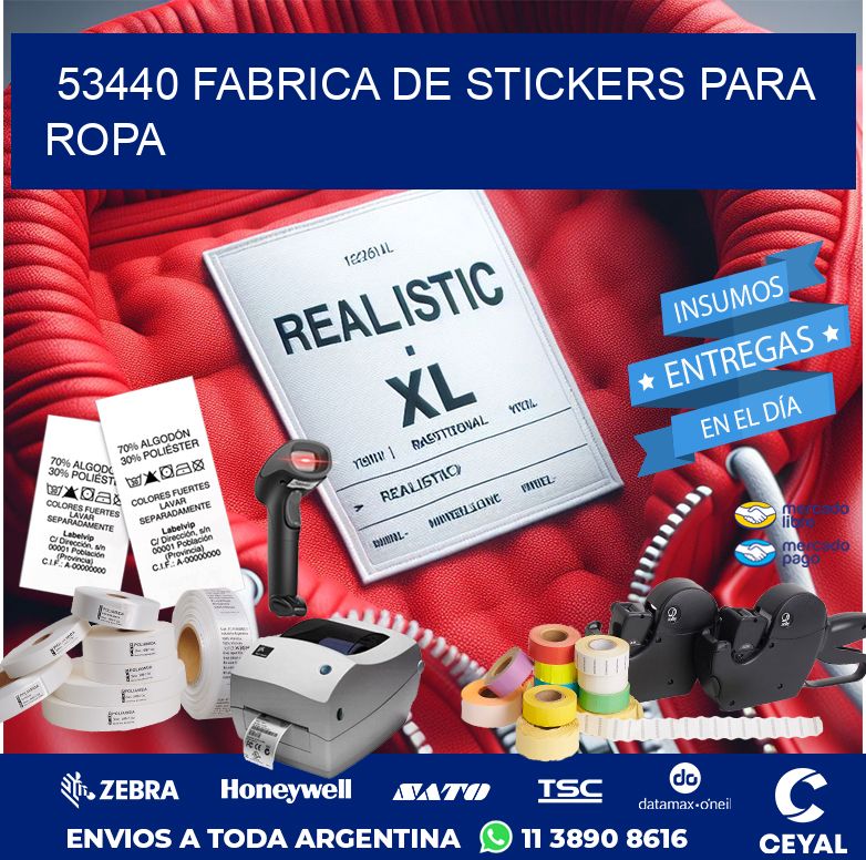 53440 FABRICA DE STICKERS PARA ROPA