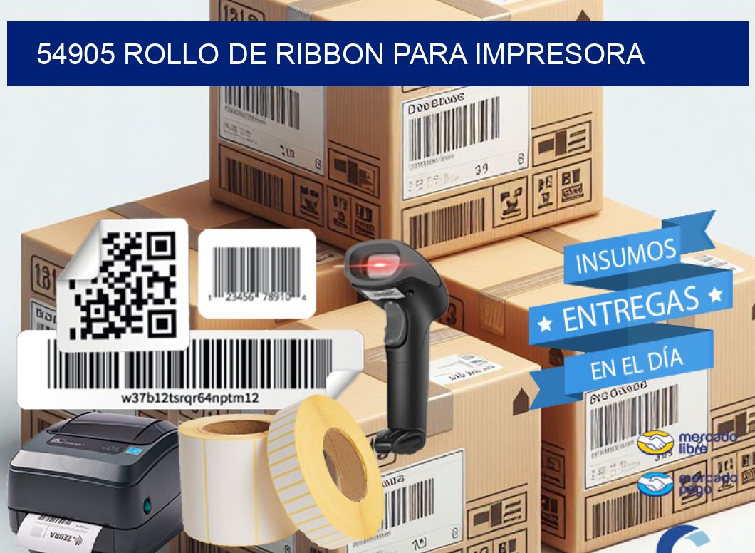 54905 ROLLO DE RIBBON PARA IMPRESORA