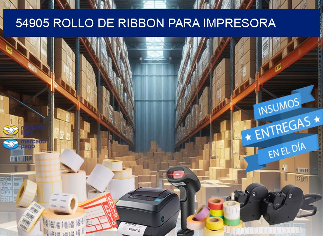 54905 ROLLO DE RIBBON PARA IMPRESORA