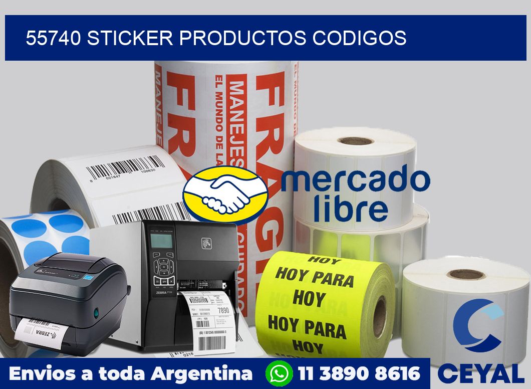 55740 sticker productos codigos