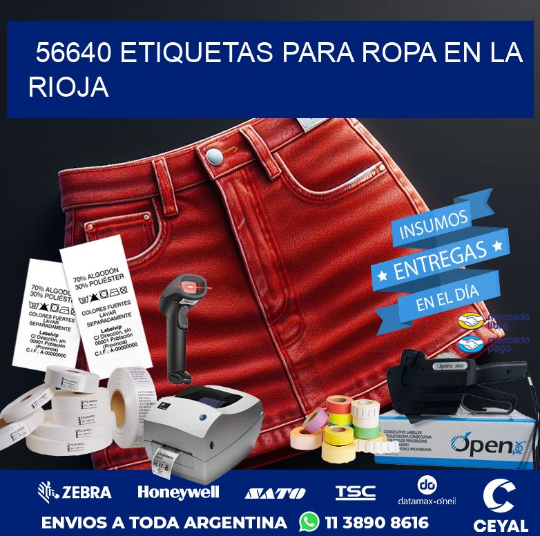 56640 ETIQUETAS PARA ROPA EN LA RIOJA
