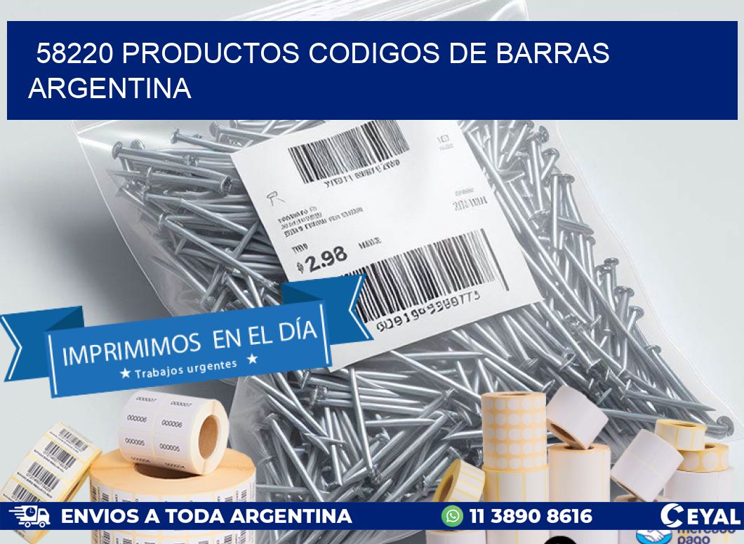 58220 productos codigos de barras argentina