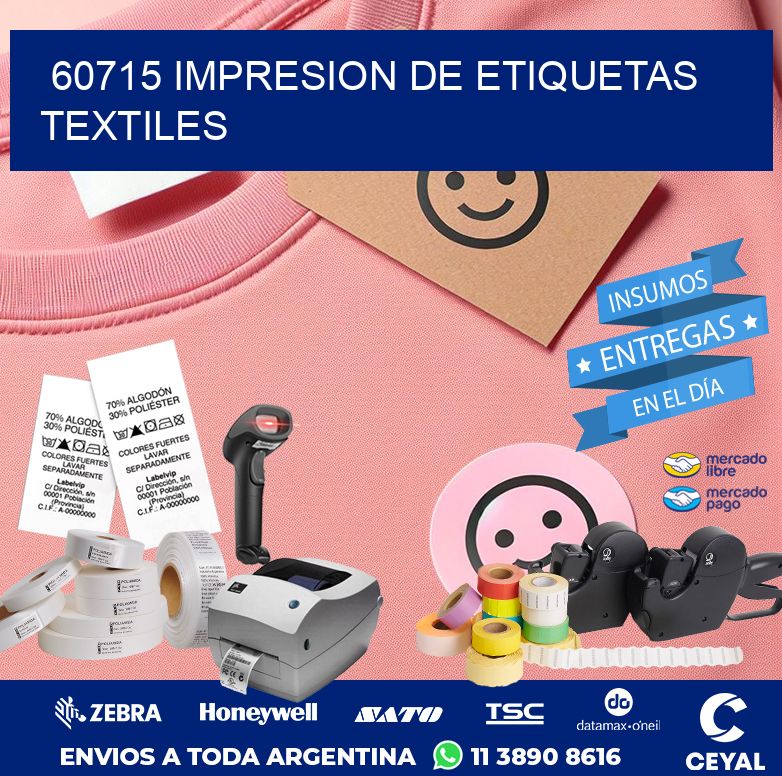 60715 IMPRESION DE ETIQUETAS TEXTILES