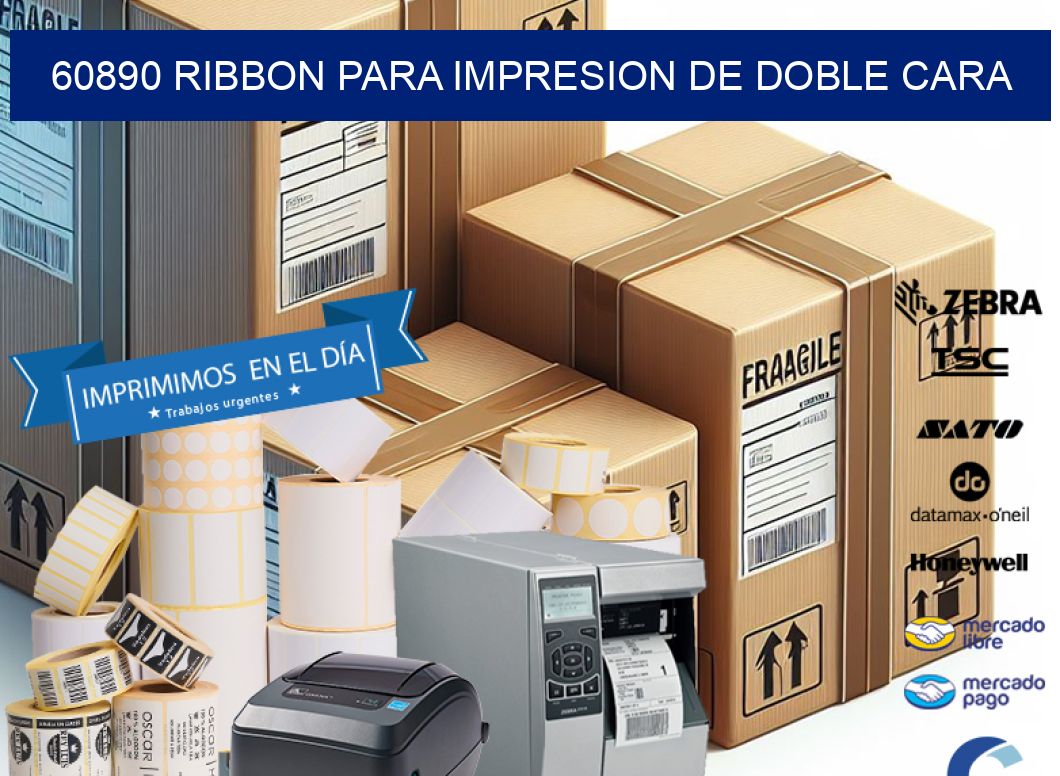 60890 RIBBON PARA IMPRESION DE DOBLE CARA
